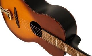 Folk Guitar Recording King Justin Townes Earle Tobacco Sunburst Folk Guitar - 3