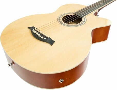 Jumbo elektro-akoestische gitaar Pasadena SG026C 38 EQ NA Natural - 5