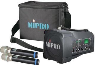 Battery powered PA system MiPro MA-100DB Vocal Dual Set Battery powered PA system - 1