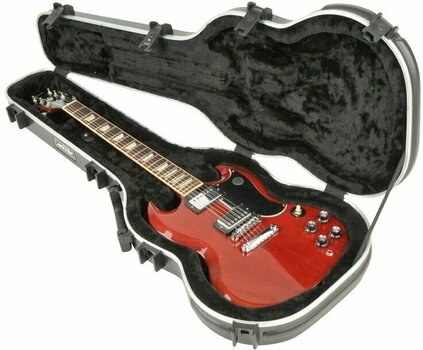 Куфар за електрическа китара SKB Cases 1SKB-61 Double-Cut Hardshell Guitar Case - 2
