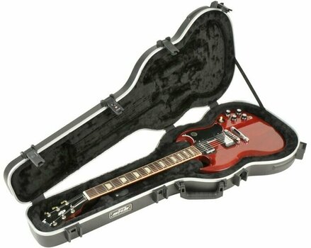 Case for Electric Guitar SKB Cases 1SKB-61 Double-Cut Hardshell Guitar Case - 3