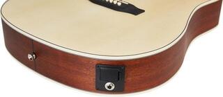 Elektroakusztikus gitár SX SD304TCE Natural Elektroakusztikus gitár - 5