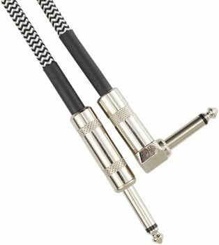 Instrument Cable Dr.Parts DRCA2BK Black-White 3 m Straight - Angled - 3