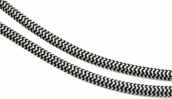 Instrument Cable Dr.Parts DRCA2BK Black-White 3 m Straight - Angled - 4