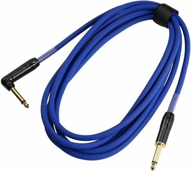 Instrument Cable Dr.Parts DRCA3BU Blue 3 m Straight - Angled - 2