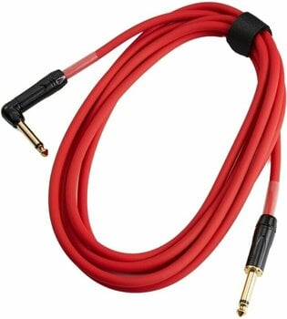 Cable de instrumento Dr.Parts DRCA3RD Rojo 3 m Recto - Acodado - 2