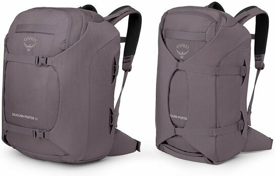 Lifestyle Backpack / Bag Osprey Sojourn Porter 46 Graphite Purple 46 L Backpack - 5