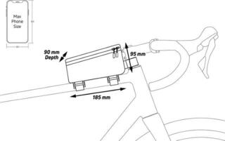Cyklistická taška Zéfal Console Pack T1 Rámová taška Black 0,8 L - 4