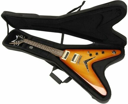 Gigbag for Electric guitar SKB Cases 1SKB-SC58 V-Style Gigbag for Electric guitar Black - 5