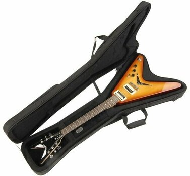 Gigbag for Electric guitar SKB Cases 1SKB-SC58 V-Style Gigbag for Electric guitar Black - 6
