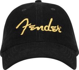 Cappellino Fender Cappellino Gold Spaghetti Logo Corduroy Black - 1