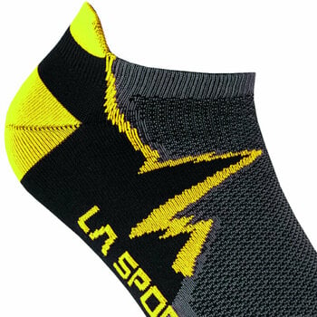 Sokken La Sportiva Climbing Socks Carbon/Yellow S Sokken - 2
