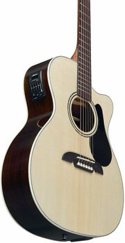 Guitare acoustique-électrique Alvarez RF27CE OM/Folk Electric/Cutaway - 3