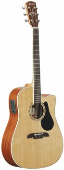 Guitare Dreadnought acoustique-électrique Alvarez AD60CE Dreadnought Electric/Cutaway - 3