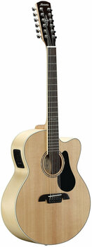 12-snarige elektrisch-akoestische gitaar Alvarez AJ80CE-12 Natural - 4