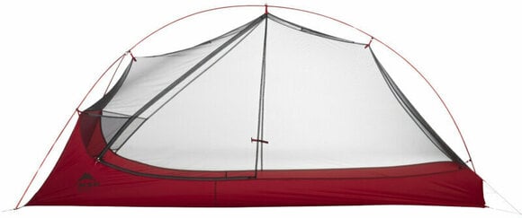 Tent MSR FreeLite 1-Person Ultralight Backpacking Tent Green/Red Tent - 10