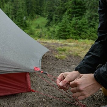 Tent MSR FreeLite 1-Person Ultralight Backpacking Tent Green/Red Tent - 19