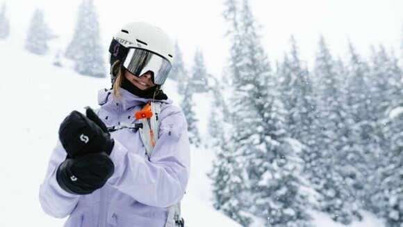 Gafas de esquí Scott React AMP Pro Goggle Black/Aurora Green/AMP Pro White Chrome Gafas de esquí - 5