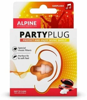 Ochrana sluchu Alpine PartyPlug Transparent Transparentná Ochrana sluchu - 7