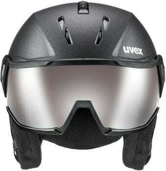 Lyžařská helma UVEX Instinct Visor Pro V Black Mat 53-56 cm Lyžařská helma - 3