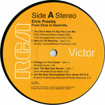 Vinyl Record Elvis Presley - From Elvis In Nashville (2 LP) - 2