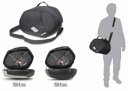 Аксесоари за куфари, чанти за мотори Shad Top Box Inner Bag - 2