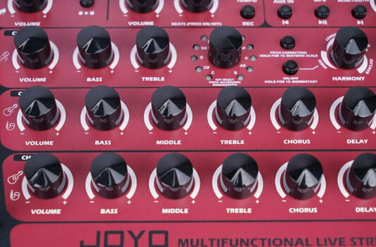 Amplificador combo para guitarra eletroacústica Joyo BSK-150 Red - 5