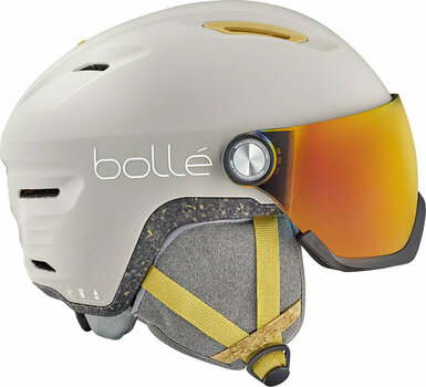 Ski Helmet Bollé Eco V-Atmos Oatmeal Matte S (52-55 cm) Ski Helmet - 2