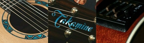 Guitare Jumbo acoustique-électrique Takamine LTD2023 Santa Fe Natural - 4