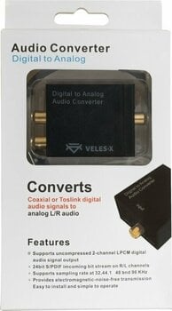 Interface Hi-Fi DAC et ADC Veles-X DAC 192KHz Digital to Analog Audio Converter - 6