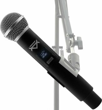 Ruční bezdrátový systém, handheld Veles-X Dual Wireless Handheld Microphone Party Karaoke System with Receiver 195 - 211 MHz - 6