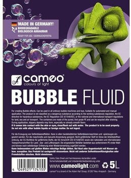 Течности за машини за балончета Cameo BUBBLE 5L Течности за машини за балончета - 2