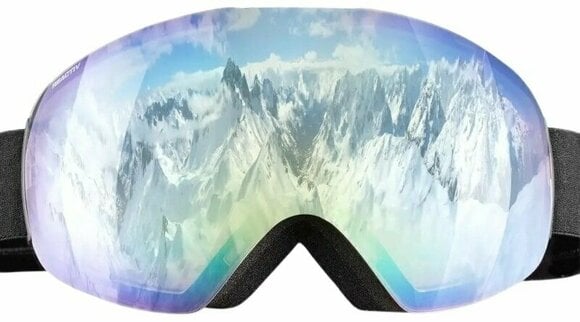 Ski Goggles Julbo Skydome Black/White/Flash Green Ski Goggles - 6