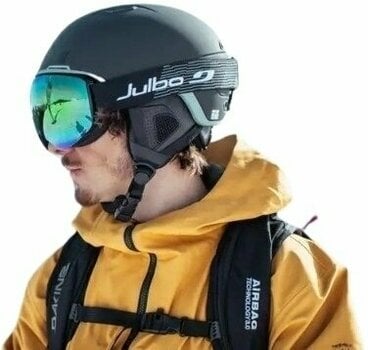 Ski Goggles Julbo Skydome Black/White/Flash Green Ski Goggles - 9