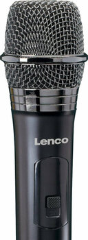 Conjunto de microfone de mão sem fios Lenco MCW-011BK - 2