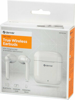 True Wireless In-ear Denver TWE-39W White True Wireless In-ear - 6