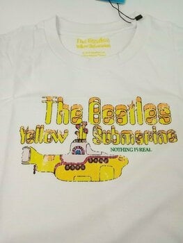 Maglietta The Beatles Maglietta Nothing Is Real Maschile White 7 - 8 anni (Danneggiato) - 3