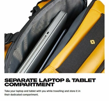 Чанта за пътуване Samsonite Ecodiver Travel Backpack M Раница Yellow 55 L - 9