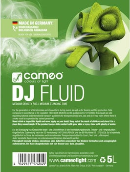 Fog fluid
 Cameo DJ 5L Fog fluid
 - 2