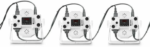 LED PAR Cameo FLAT PAR 1 RGBW IR WH - 3