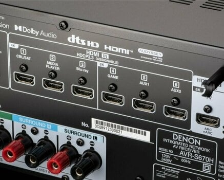 Hi-Fi AV Receiver
 Denon AVR-S670H - 5