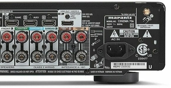 Recetor AV Hi-Fi Marantz CINEMA 70s Black - 5