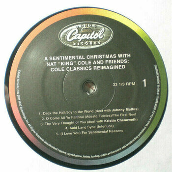 Vinyl Record Nat King Cole - A Sentimental Christmas (With Nat King Cole And Friends: Cole Classics Reimagined) (LP) - 3