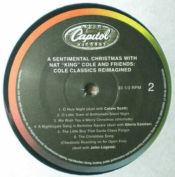 Δίσκος LP Nat King Cole - A Sentimental Christmas (With Nat King Cole And Friends: Cole Classics Reimagined) (LP) - 4