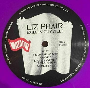 Vinyl Record Liz Phair Exile In Guyville (Limited Edition) (Purple Coloured) (2 LP) - 2