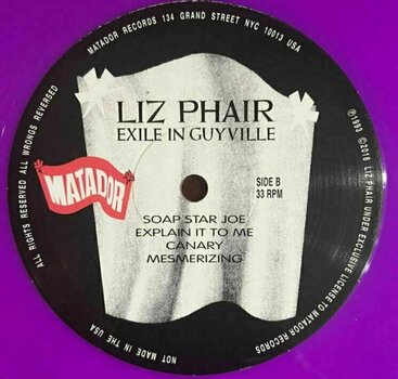 Disco de vinilo Liz Phair Exile In Guyville (Limited Edition) (Purple Coloured) (2 LP) - 3