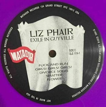Vinylskiva Liz Phair Exile In Guyville (Limited Edition) (Purple Coloured) (2 LP) - 4