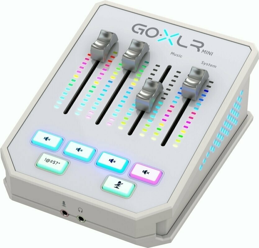 TC Helicon GoXLR Mini White White Podcast Mixer - Muziker