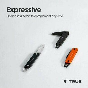 Wandelmes True Utility Modern Keychain Knife Orange Wandelmes - 10