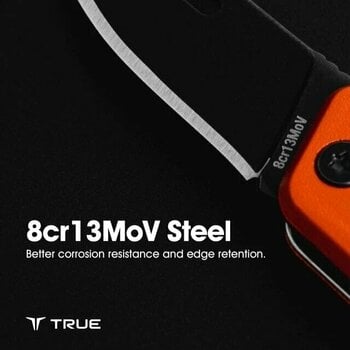 Turistický nůž True Utility Modern Keychain Knife Orange Turistický nůž - 13